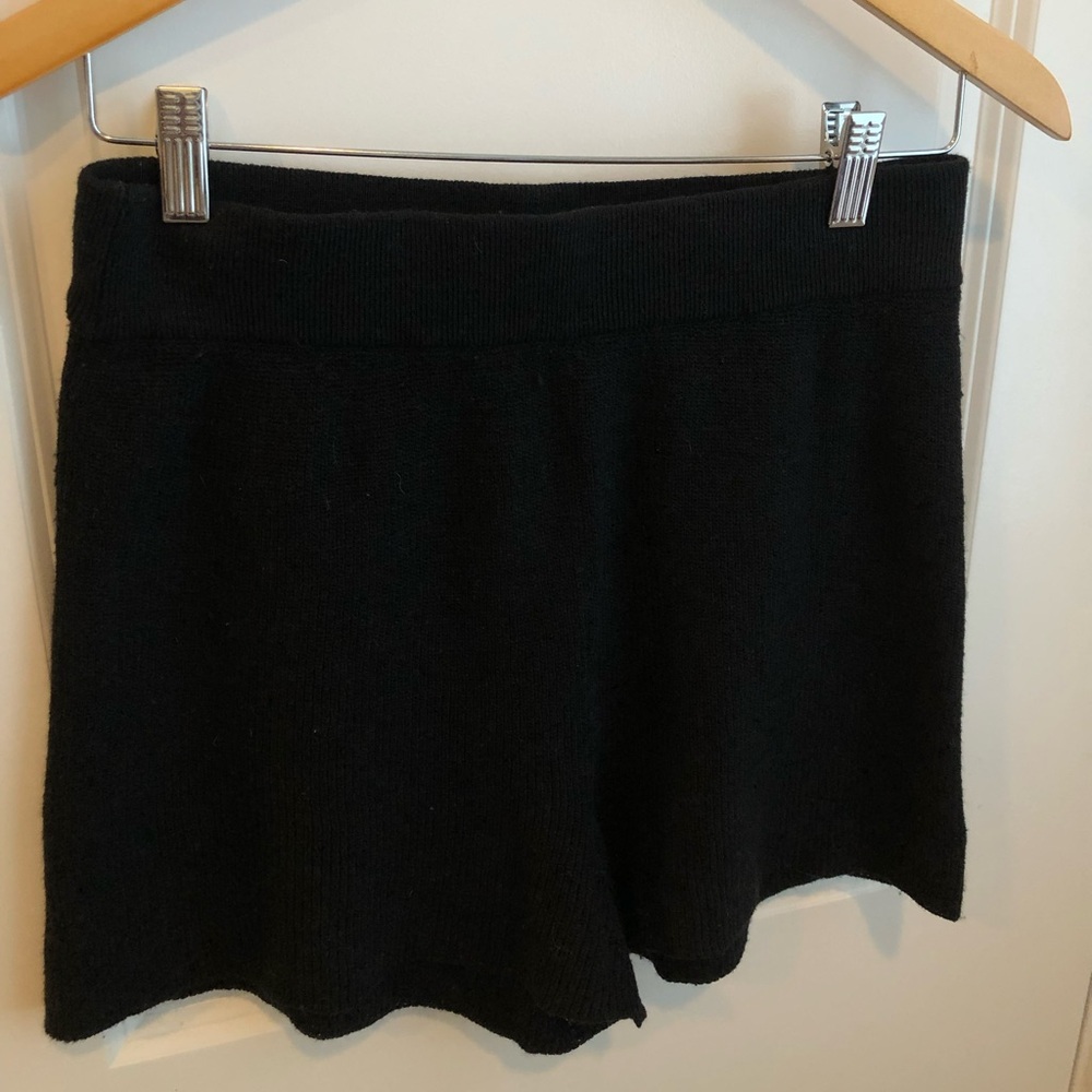 FP BEACH Black Knit Shorts Free People Black Shorts Women’s Small